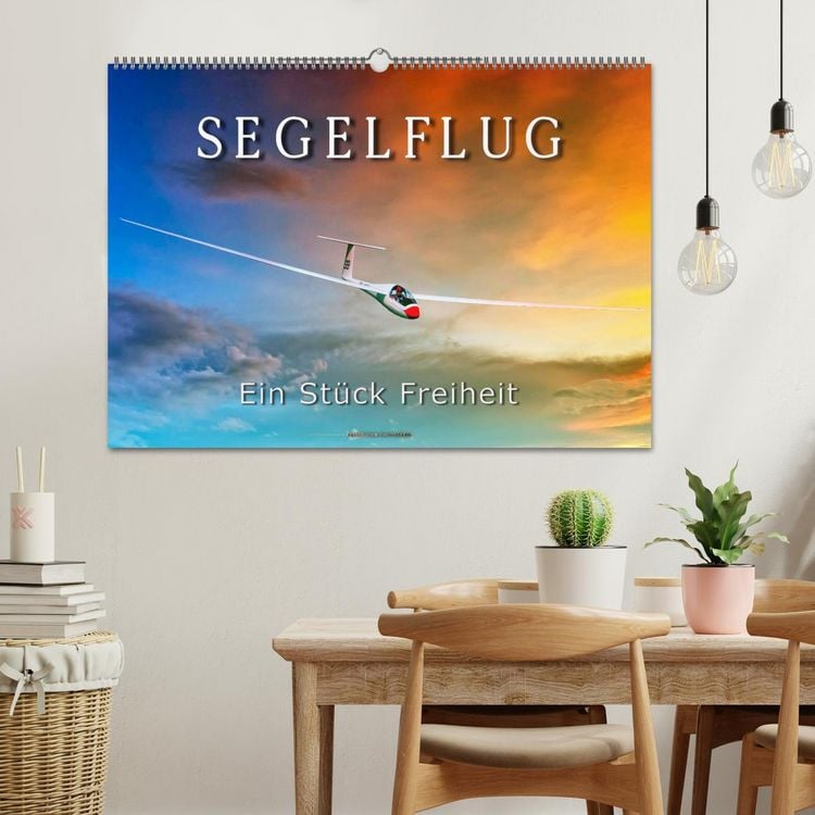 Produktbild: Segelflug, ein St&uuml;ck Freiheit (Wandkalender 2026 DIN A2 quer), CALVENDO Monatskalender
