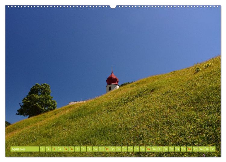 Produktbild: Kirchturmspitzen (hochwertiger Premium Wandkalender 2026 DIN A2 quer), Kunstdruck in Hochglanz