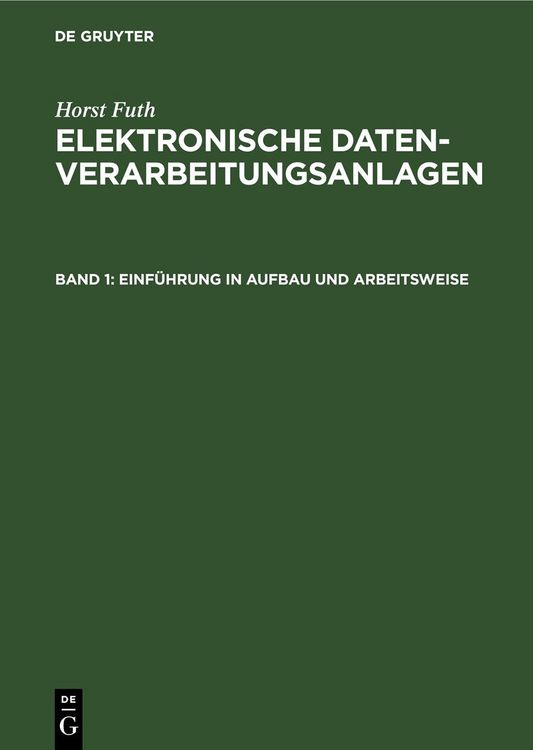 Produktbild: Einf&uuml;hrung in Aufbau und Arbeitsweise