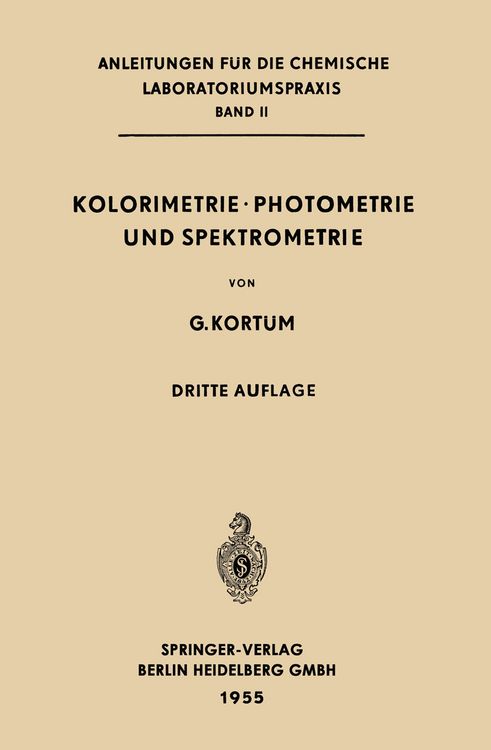 Produktbild: Kolorimetrie &middot; Photometrie und Spektrometrie