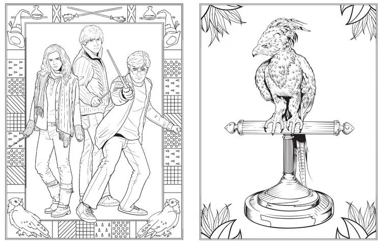 Produktbild: Harry Potter: Magisches Malbuch