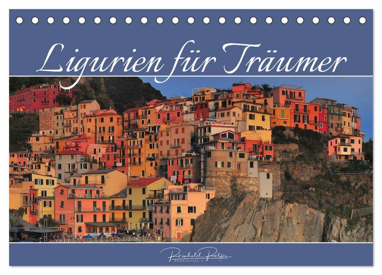 Produktbild: Ligurien f&uuml;r Tr&auml;umer (Tischkalender 2026 DIN A5 quer), CALVENDO Monatskalender
