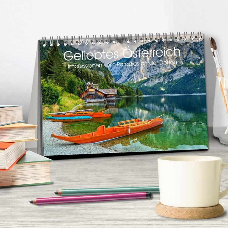 Produktbild: Geliebtes &Ouml;sterreich. Impressionen vom Paradies an der Donau (Tischkalender 2026 DIN A5 quer), CALVENDO Monatskalender