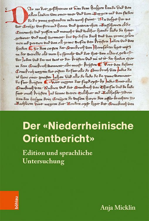 Produktbild: Der &raquo;Niederrheinische Orientbericht&laquo;
