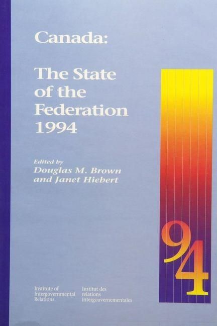 Produktbild: Canada: The State of the Federation 1994