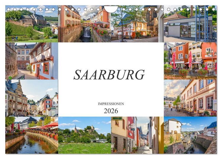 Produktbild: Saarburg Impressionen (Wandkalender 2026 DIN A4 quer), CALVENDO Monatskalender