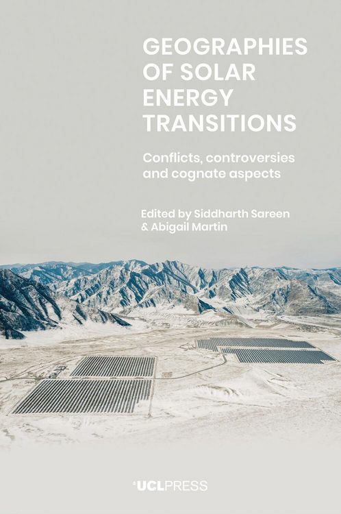 Produktbild: Geographies of Solar Energy Transitions
