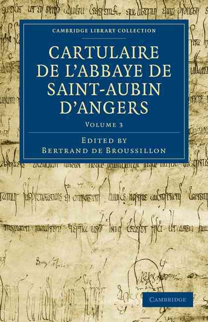 Produktbild: Cartulaire de L'Abbaye de Saint-Aubin D'Angers
