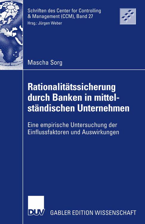 Produktbild: Rationalit&auml;tssicherung durch Banken in mittelst&auml;ndischen Unternehmen