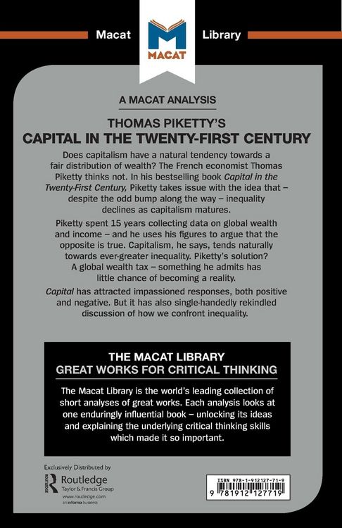 Produktbild: An Analysis of Thomas Piketty's Capital in the Twenty-First Century