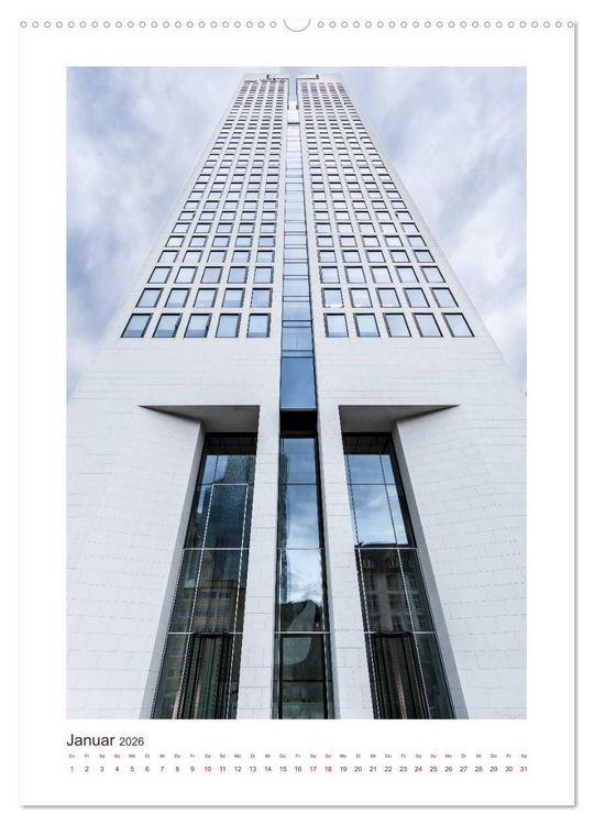 Produktbild: Spektakul&auml;re Architektur in Frankfurt a.M. (hochwertiger Premium Wandkalender 2026 DIN A2 hoch), Kunstdruck in Hochglanz