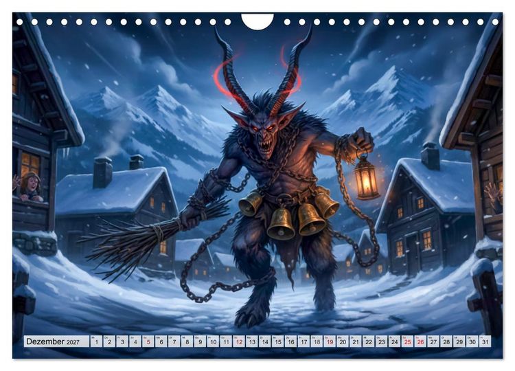 Produktbild: Deutsche Sagen - Helden, D&auml;monen, Mythen (Wandkalender 2027 DIN A4 quer), CALVENDO Monatskalender