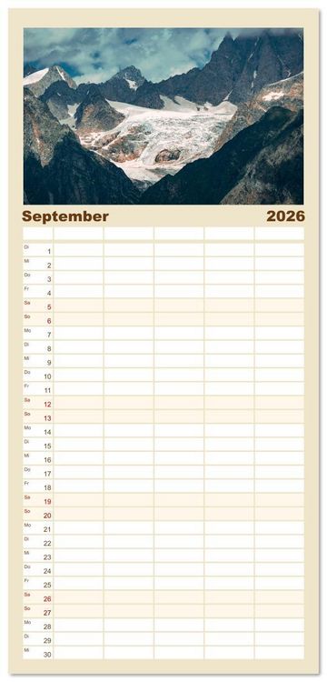 Produktbild: Familienplaner 2026 - Georgien - Neuzeit-Chroniken mit 5 Spalten (Wandkalender, 21 x 45 cm) CALVENDO