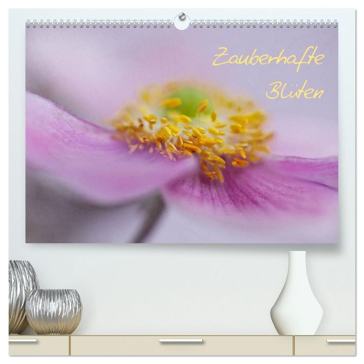 Produktbild: Zauberhafte Bl&uuml;ten (hochwertiger Premium Wandkalender 2026 DIN A2 quer), Kunstdruck in Hochglanz