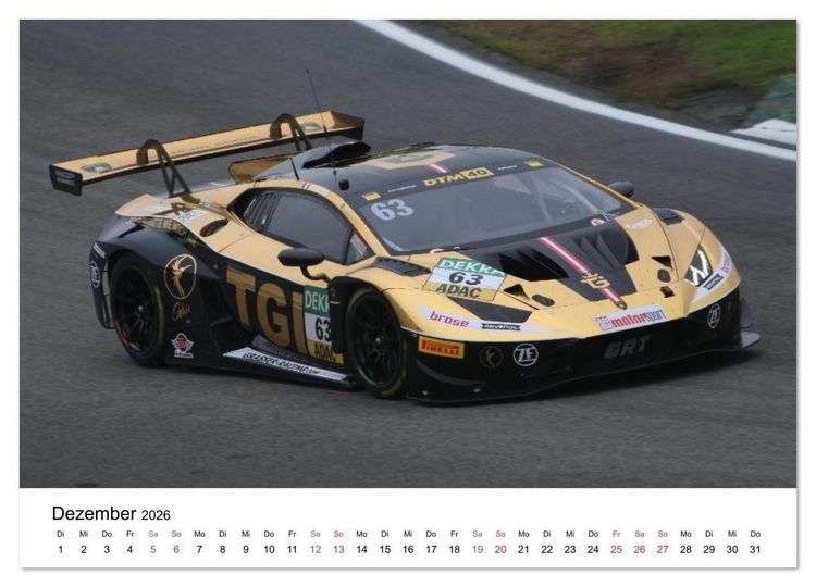 Produktbild: Deutsche Tourenwagen (Wandkalender 2026 DIN A4 quer), CALVENDO Monatskalender