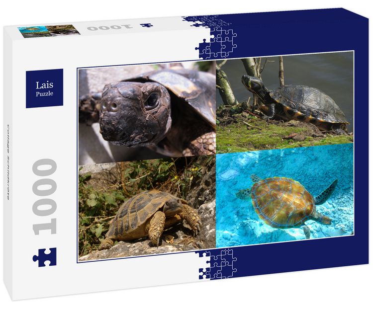 Produktbild: Lais Puzzle Collage Schildkr&ouml;te 1000 Teile