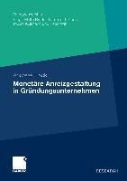 Produktbild: Monet&auml;re Anreizgestaltung in Gr&uuml;ndungsunternehmen