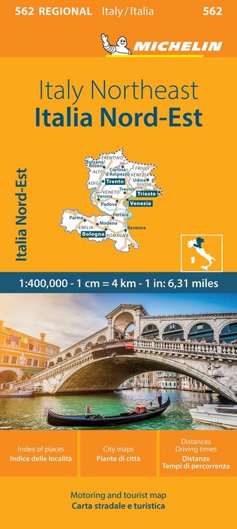 Produktbild: Italy Northeast - Michelin Regional Map 562