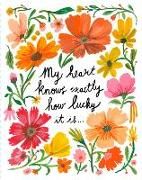 Produktbild: Love Muchly Greeting Cards: Love - My heart knows exactly how lucky it is (Pack of 6)