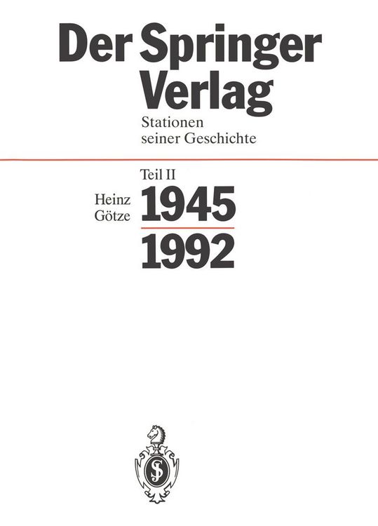Produktbild: Der Springer-Verlag