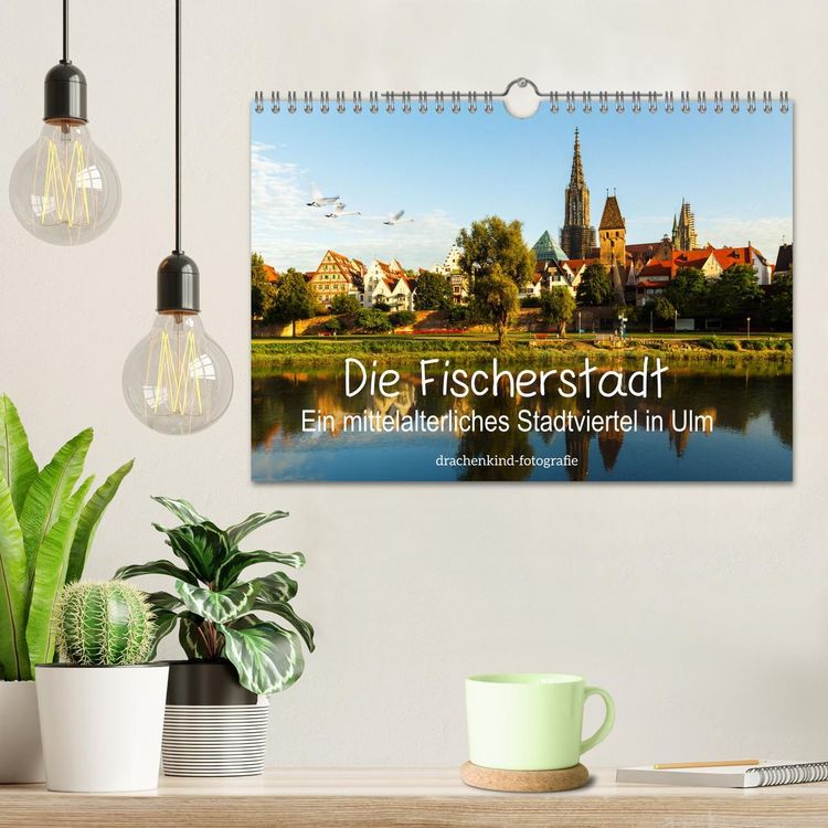 Produktbild: Die Fischerstadt - Ein mittelalterliches Stadtviertel in Ulm (Wandkalender 2026 DIN A4 quer), CALVENDO Monatskalender