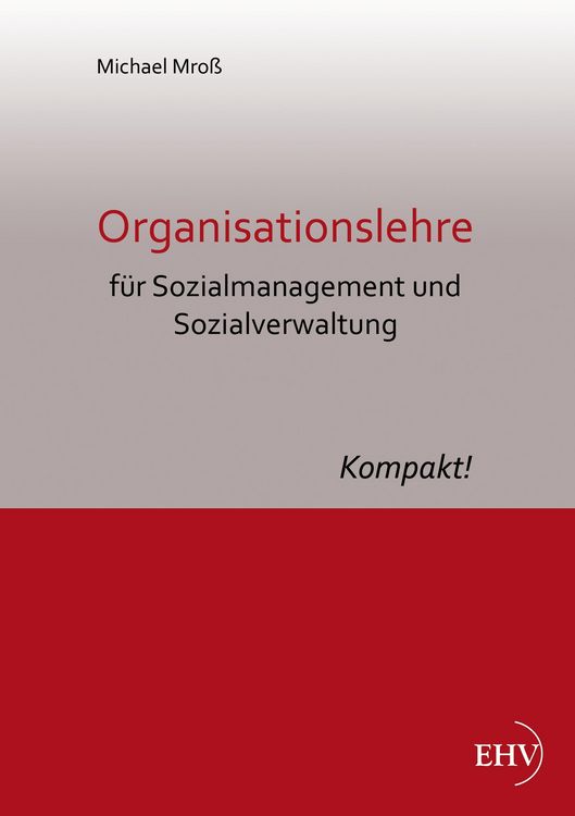 Produktbild: Organisationslehre f&uuml;r Sozialmanagement und Sozialverwaltung