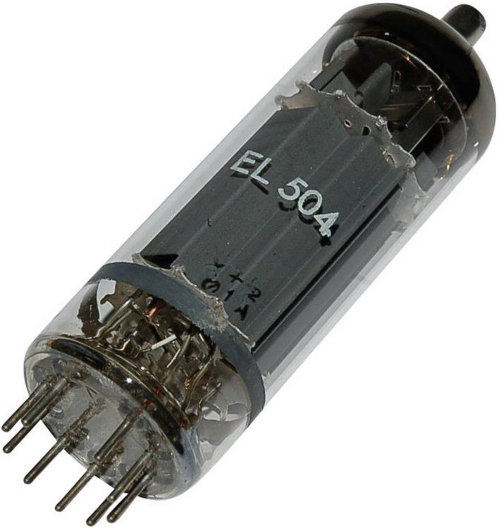 Produktbild: Philips EL 504 = 6 GB 5 A Elektronenr&ouml;hre Endpentode 75 V 440 mA Polzahl: 9 Sockel: Magnoval Inhalt 1 St.