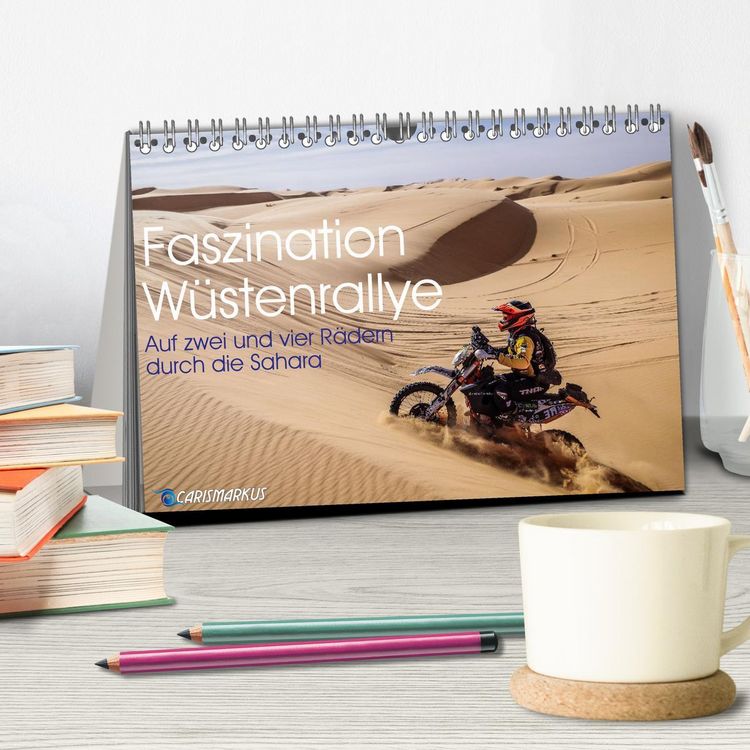 Produktbild: Faszination W&uuml;stenrallye (Tischkalender 2026 DIN A5 quer), CALVENDO Monatskalender