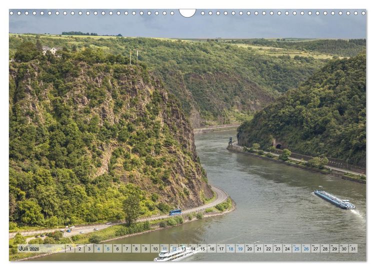 Produktbild: Romantisches Rheintal (Wandkalender 2026 DIN A3 quer), CALVENDO Monatskalender
