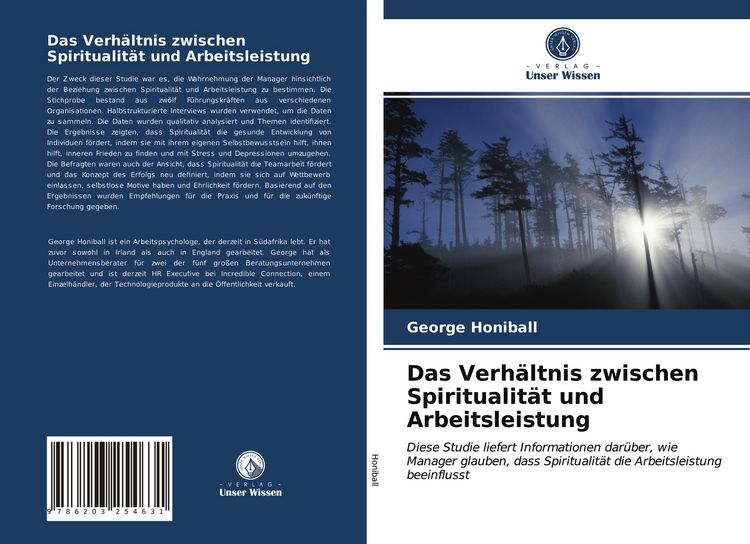 Produktbild: Das Verh&auml;ltnis zwischen Spiritualit&auml;t und Arbeitsleistung