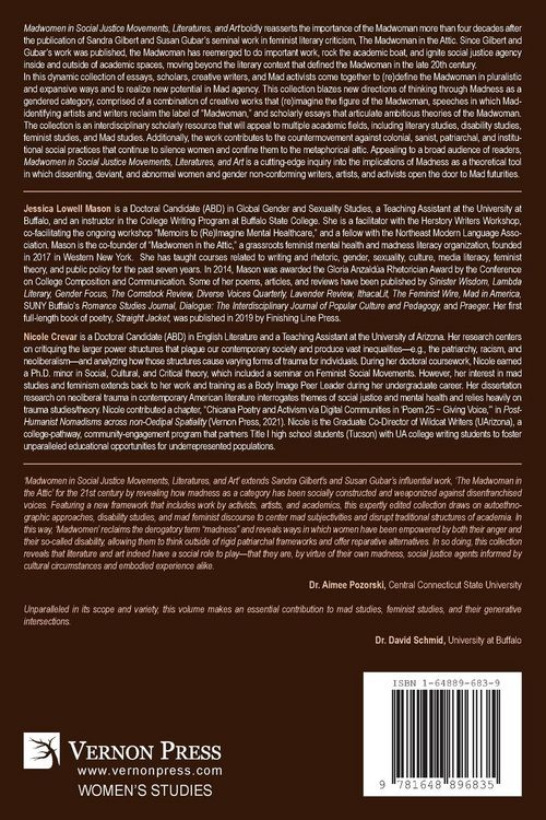 Produktbild: Madwomen in Social Justice Movements, Literatures, and Art