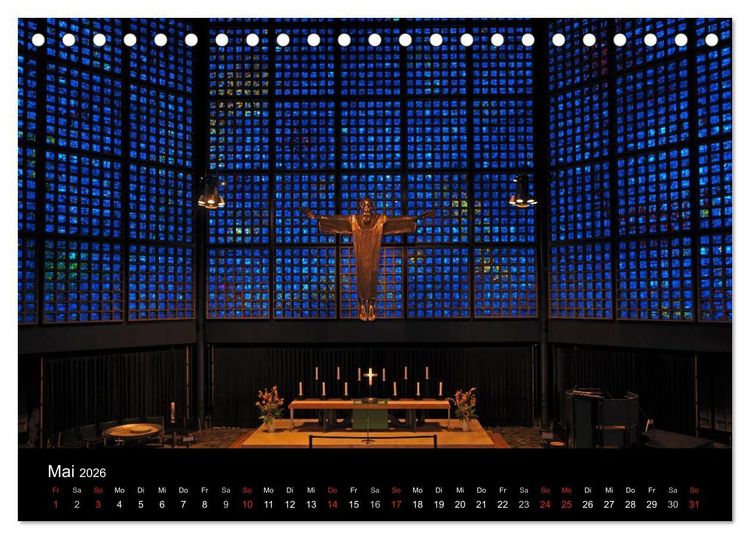 Produktbild: Orte des Glaubens (Tischkalender 2026 DIN A5 quer), CALVENDO Monatskalender