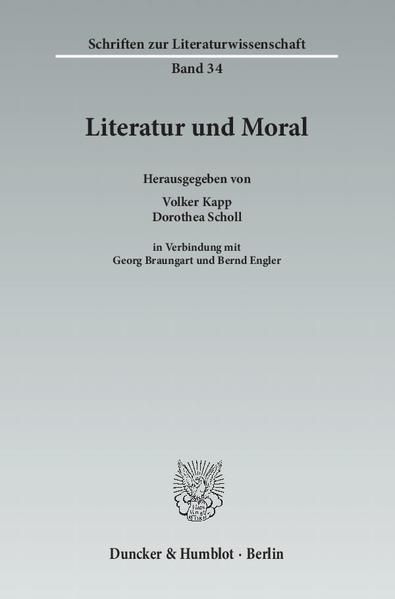 Produktbild: Literatur und Moral.