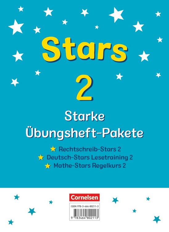 Produktbild: STARS - starke &Uuml;bungshefte - Basiskompetenzen Deutsch und Mathematik - 2. Schuljahr