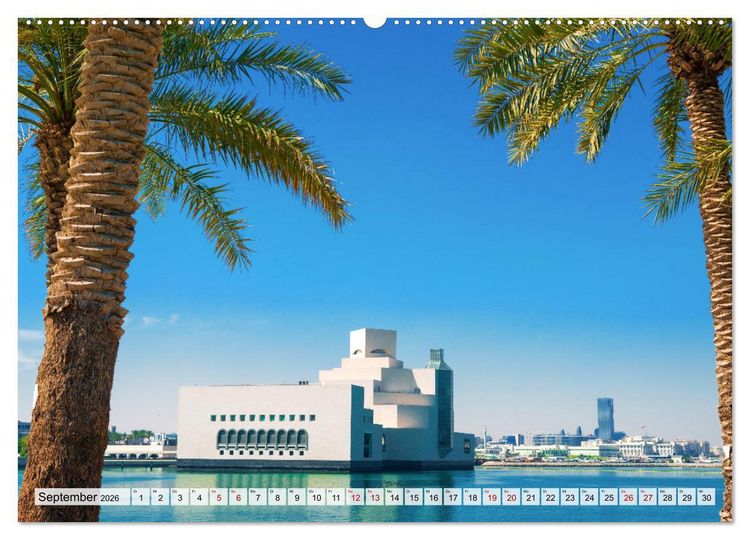 Produktbild: Doha - Hauptstadt von Katar (Wandkalender 2026 DIN A2 quer), CALVENDO Monatskalender