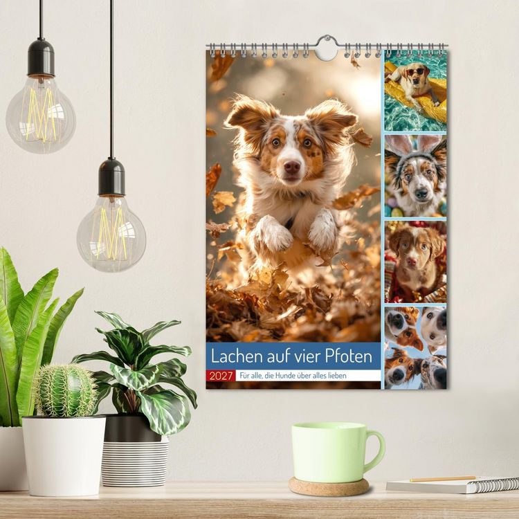 Produktbild: Lachen auf vier Pfoten (Wandkalender 2027 DIN A4 hoch), CALVENDO Monatskalender