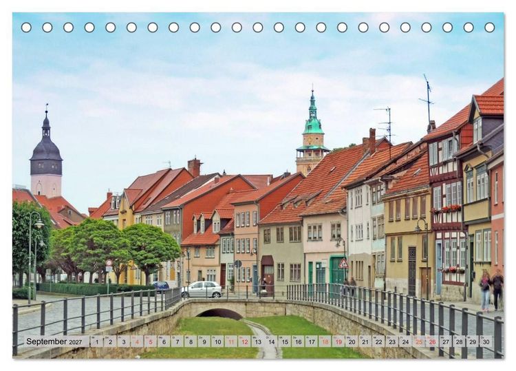Produktbild: Bad Langensalza - Die Kur- und Gartenstadt (Tischkalender 2027 DIN A5 quer), CALVENDO Monatskalender