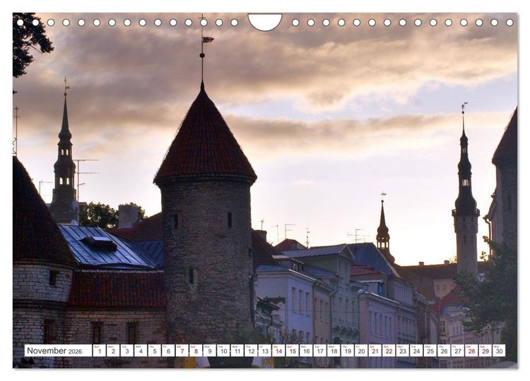 Produktbild: Exploring Tallinn (Wall Calendar 2026 DIN A4 landscape), CALVENDO 12 Month Wall Calendar
