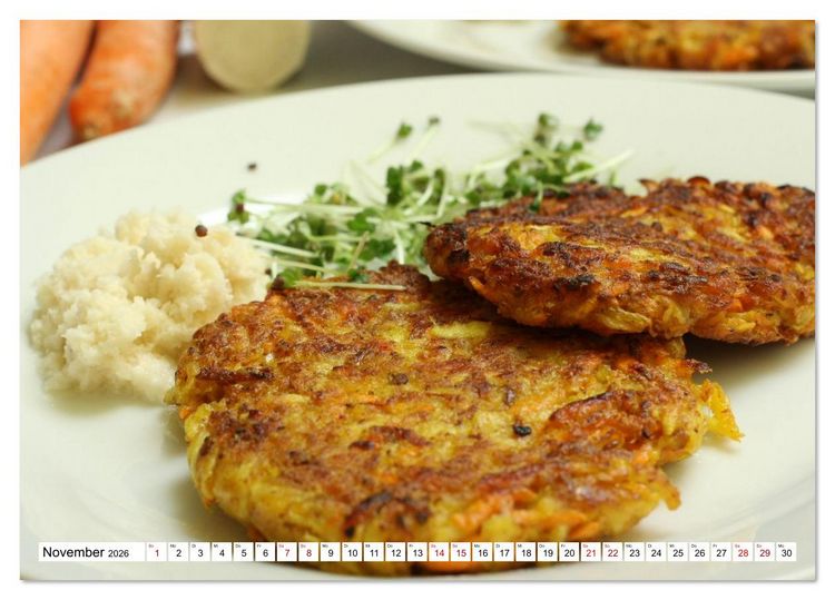 Produktbild: Gl&uuml;cklich mit Karotten (Tischkalender 2026 DIN A5 quer), CALVENDO Monatskalender