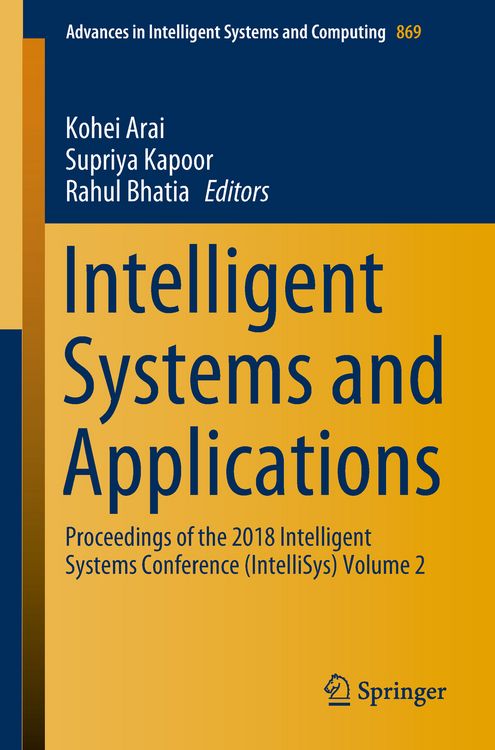 Produktbild: Intelligent Systems and Applications