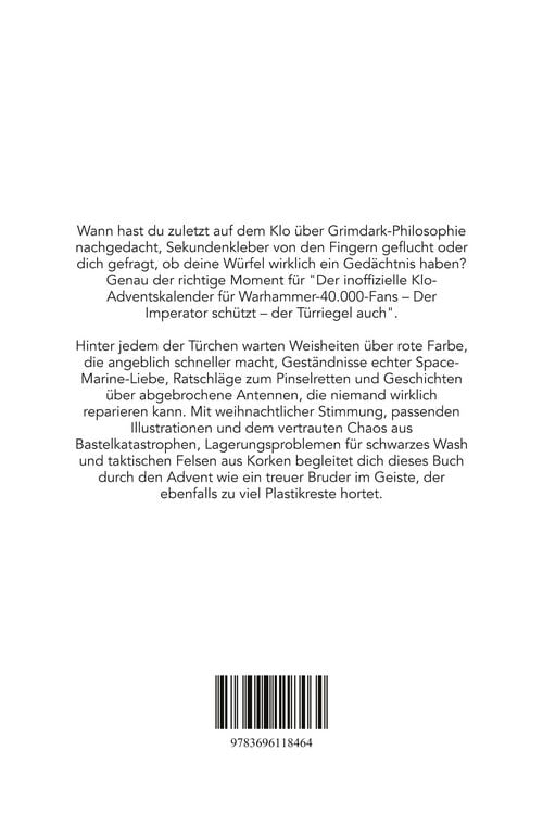 Produktbild: Der inoffizielle Klo-Adventskalender f&uuml;r Warhammer-40.000-Fans