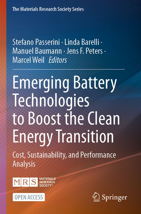 Produktbild: Emerging Battery Technologies to Boost the Clean Energy Transition