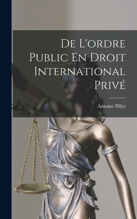 Produktbild: De L'ordre Public En Droit International Priv&eacute;
