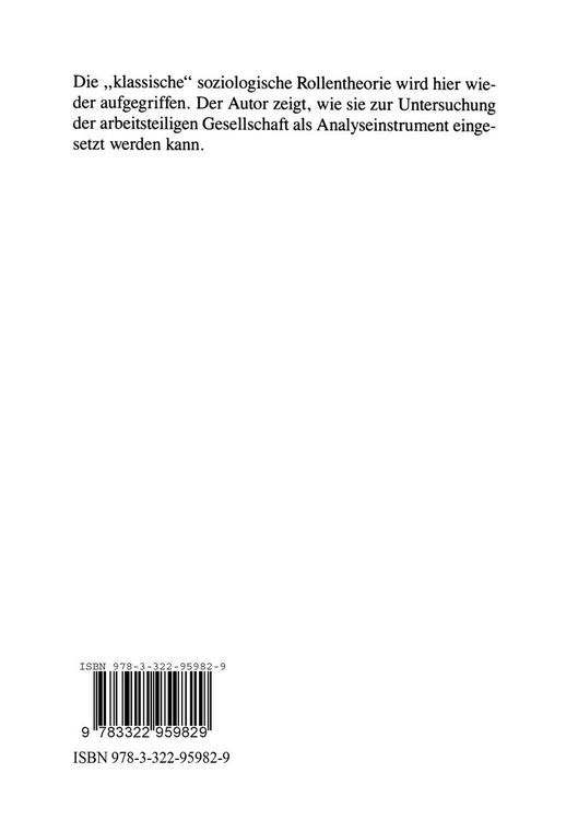 Produktbild: Position &mdash; Rolle &mdash; Situation