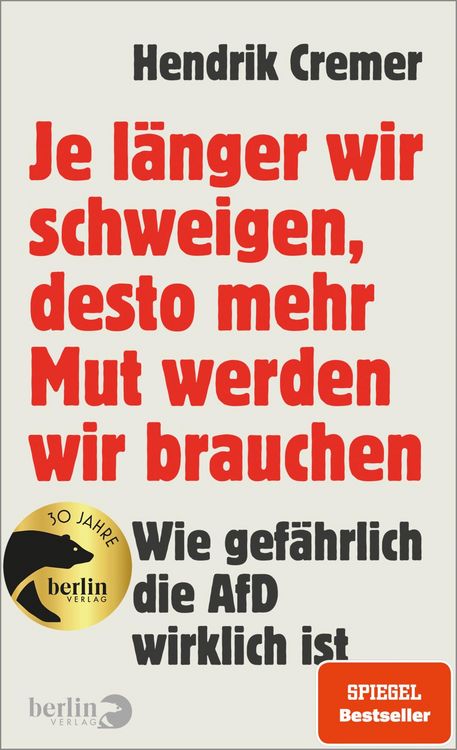 Produktbild: Je l&auml;nger wir schweigen, desto mehr Mut werden wir brauchen