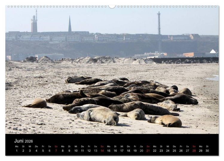 Produktbild: Helgoland (Wandkalender 2026 DIN A2 quer), CALVENDO Monatskalender