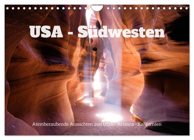 Produktbild: USA S&uuml;dwesten - Atemberaubende Aussichten (Wandkalender 2026 DIN A4 quer), CALVENDO Monatskalender
