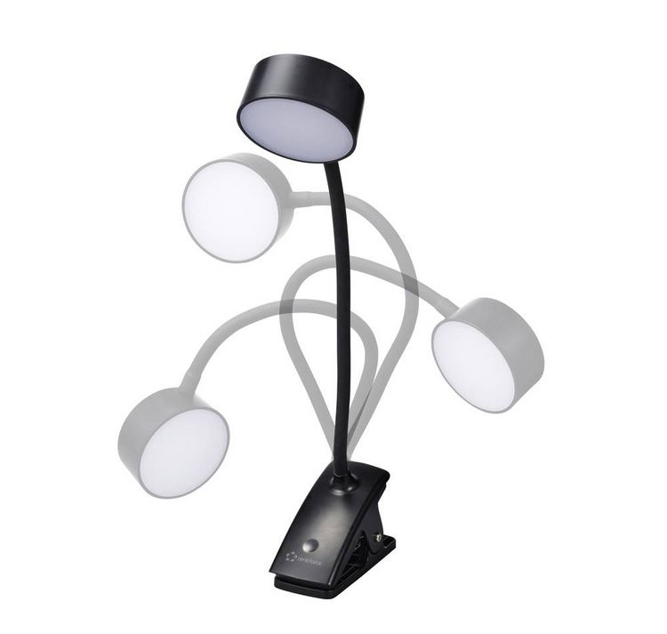 Produktbild: Renkforce RF-6053266 Klemmleuchte LED LED fest eingebaut 2W Schwarz
