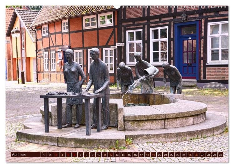Produktbild: Nienburg - Weser (hochwertiger Premium Wandkalender 2026 DIN A2 quer), Kunstdruck in Hochglanz