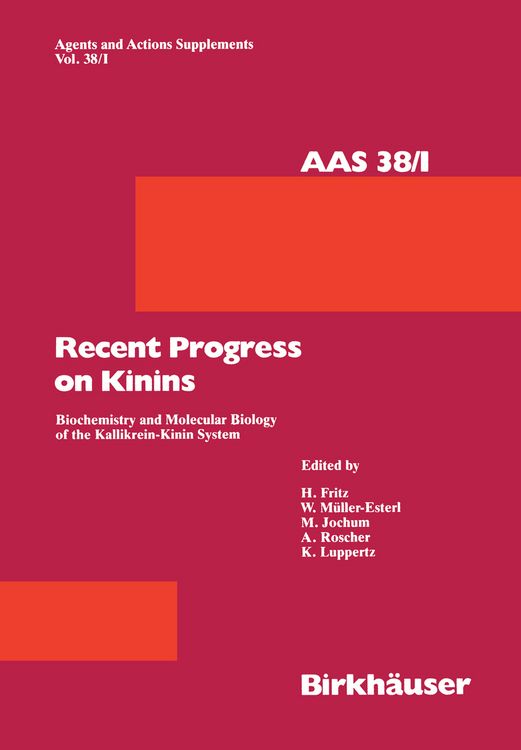 Produktbild: Recent Progress on Kinins